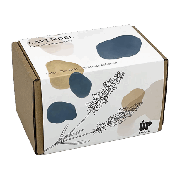 Aromakerze Lavendel – Bild 2