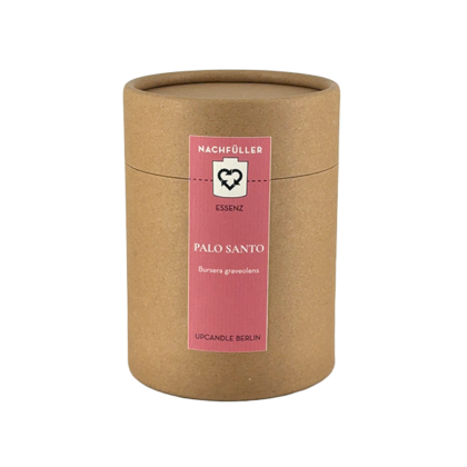 UpCandle Refill Palo Santo in brauner Kraftpapier-Pappröhre mit Etikett, Kategorie Energy