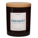 UpCandle Freigeist Aromakerze mit ätherischem Cannabis Sativa Öl, Sandelholz und Lavendel